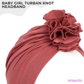 Compact and Stylish Baby Cap (Flower Blush)